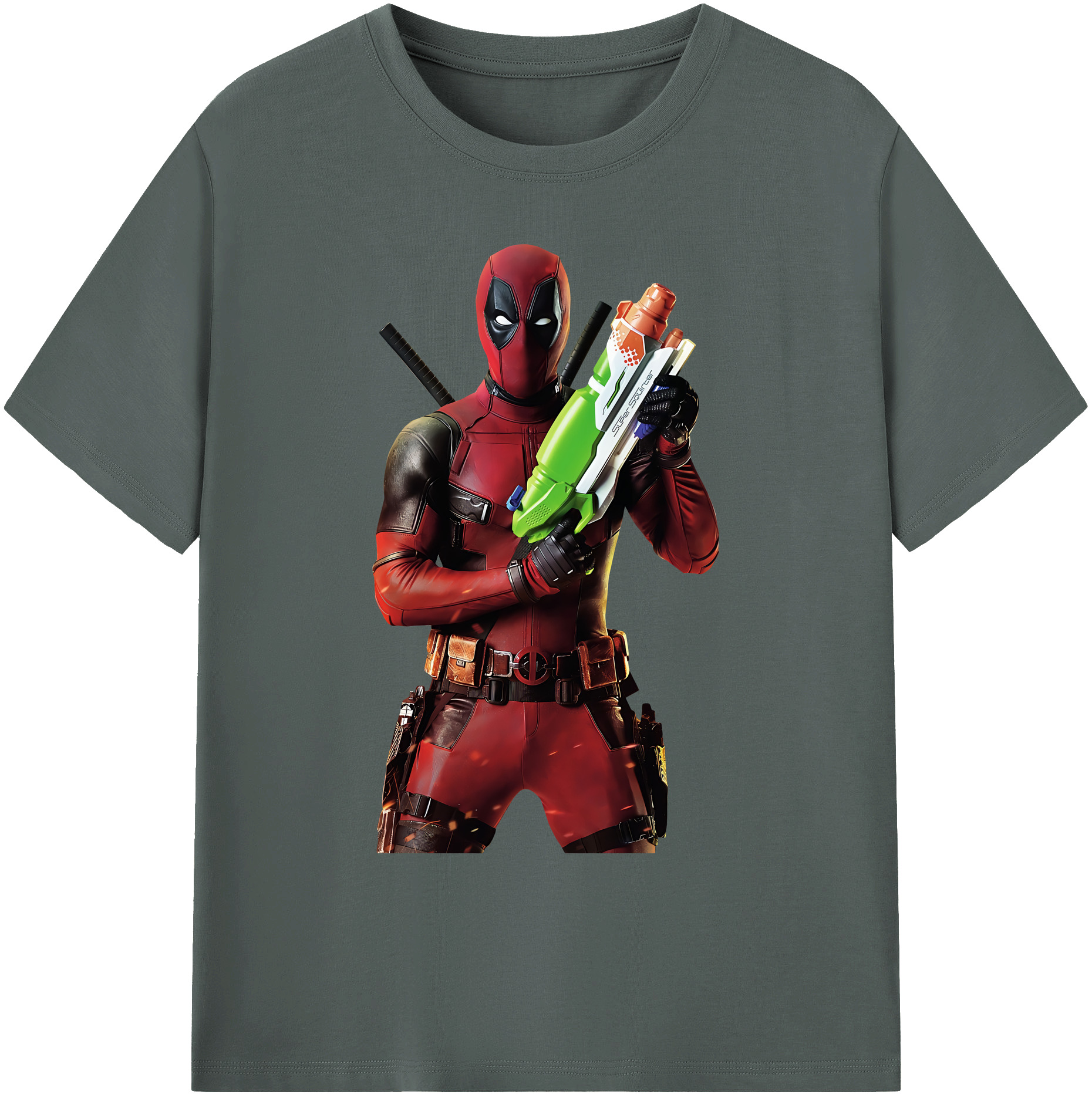 （画像用） Deadpool デッドプール 綿100％ メンズ半袖Tシャツ｜肌触りやわらか＆通気性